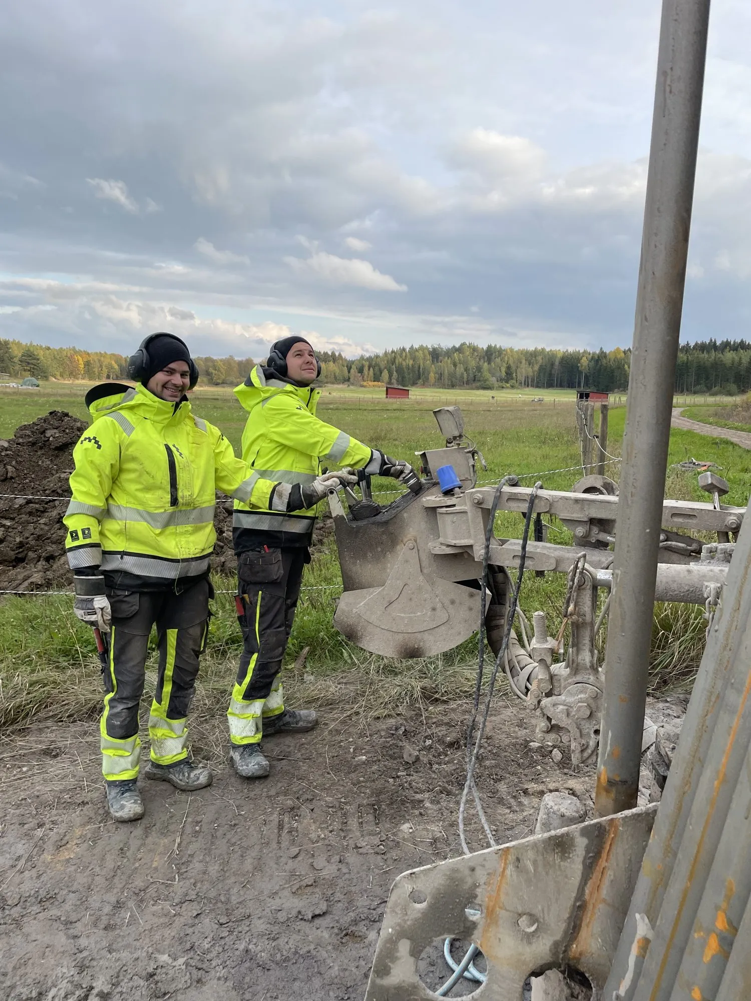 Familjen Wettsjö vid borriggen